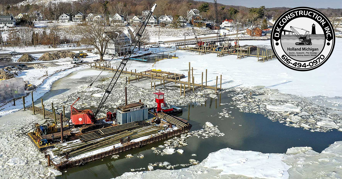 D.K. Construction Inc. Seawalls, Docks, Dredging, Boat Lifts, & Repairs